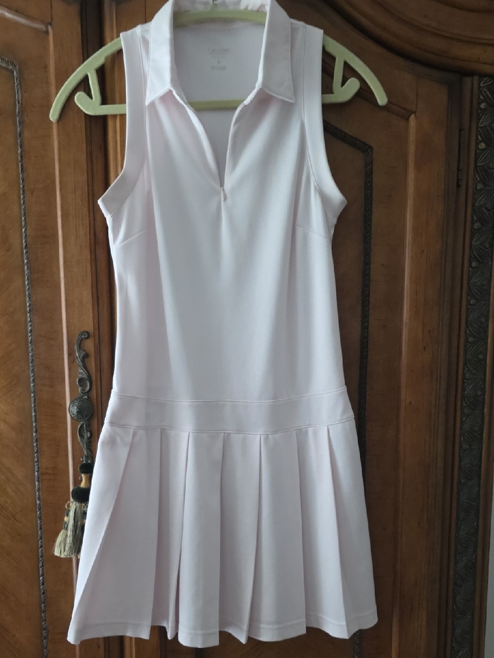 Calvin Klein Light Pink Sleeveless Polo Dress